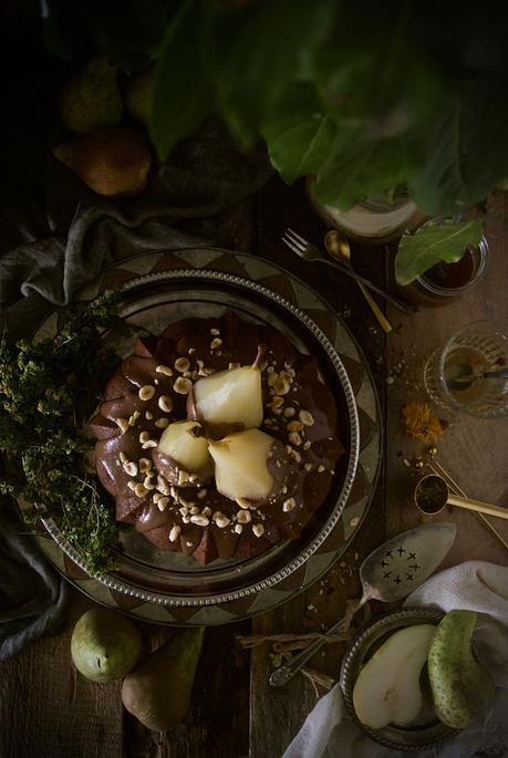 Nutella Pear Bundt Cake #BundtBakers
