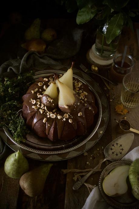 Nutella Pear Bundt Cake #BundtBakers