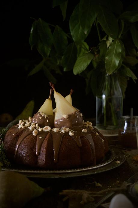 Nutella Pear Bundt Cake #BundtBakers