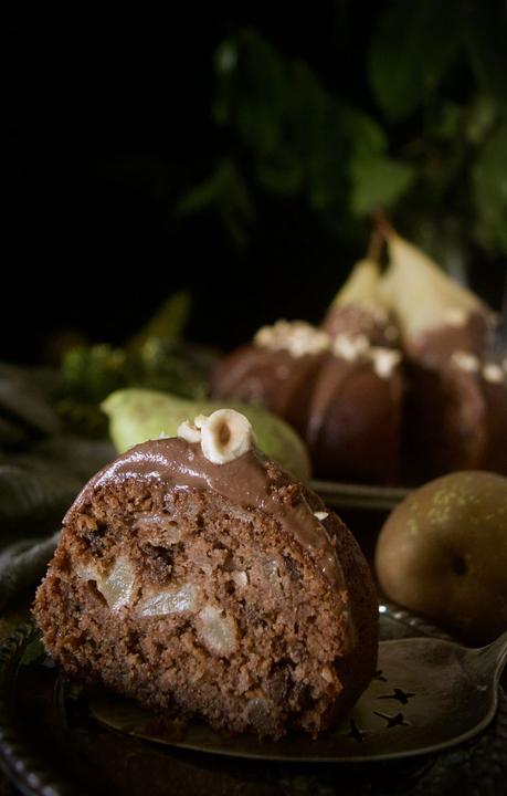Nutella Pear Bundt Cake #BundtBakers