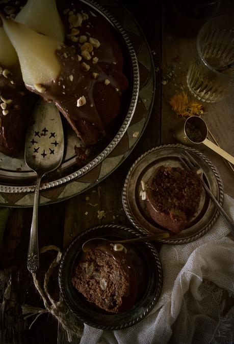 Nutella Pear Bundt Cake #BundtBakers