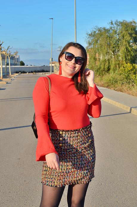 Falda estilo Chanel Falda estilo Chanel