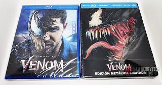 Venom, Ediciones Bluray