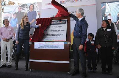 ENTREGA ALFREDO DEL MAZO REMODELACIÓN DEL CENTRO DE REHABILITACIÓN Y EDUCACIÓN ESPECIAL DEL DIF MEXIQUENSE