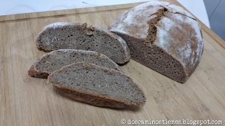 (Pan Casero) Hogaza 100% de centeno integral (Nº 6) (Pan Casero) Hogaza 100% de centeno integral (Nº 6)