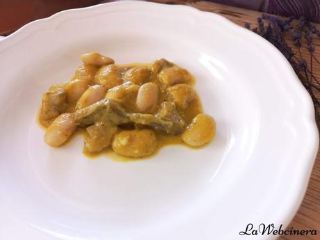 Judiones con bacalao