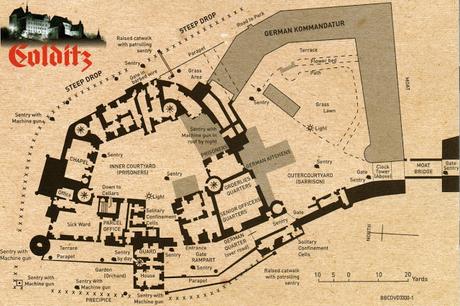 Plano del Castillo-Prisión de Colditz