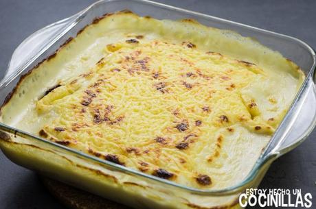 Receta de puerros con bacon gratinados al horno Receta de puerros con bacon gratinados al horno