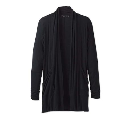 black-sweater-wrap ▷ Robos elegantes para el viajero pulido