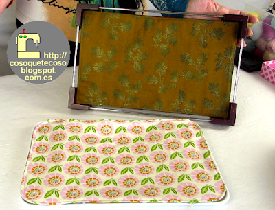 Como hacer un cubre bandejas. Videotutorial