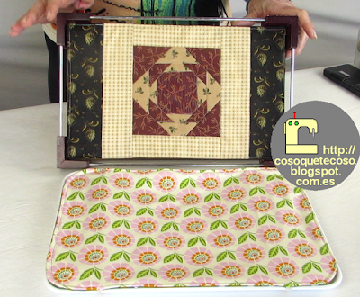 Como hacer un cubre bandejas. Videotutorial