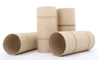 Haz lindos centros de mesa con rollos de papel higiénico reciclados