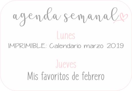 Agenda Semanal 25/02 - 3/03