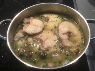 Merluza a la vasca Merluza a la vasca