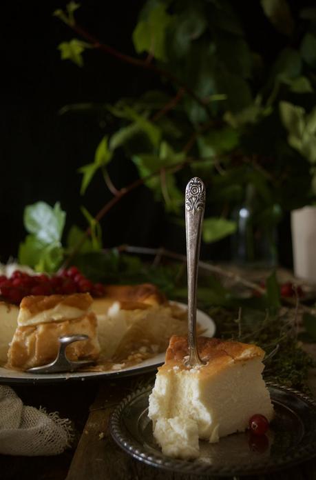 Tarta de queso tipo La Viña #Asaltablogs {las apariencias engañan}