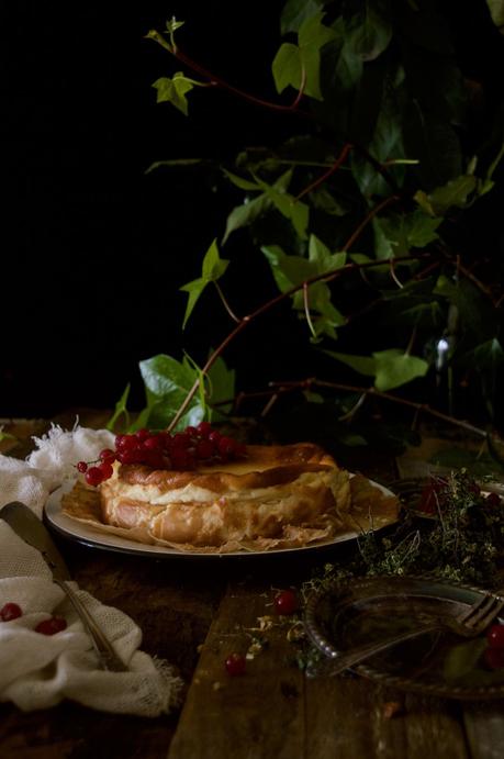 Tarta de queso tipo La Viña #Asaltablogs {las apariencias engañan}