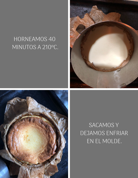 Tarta de queso tipo La Viña #Asaltablogs {las apariencias engañan}