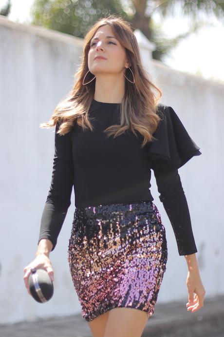 Sequins skirt