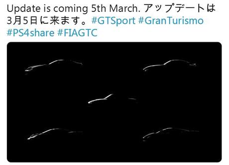 Gran Turismo Sport prepara nueva actualización para marzo