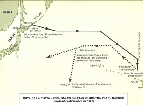 II GUERRA MUNDIAL: EL ATAQUE JAPONÉS A PEARL HARBOR (7-12-1941)