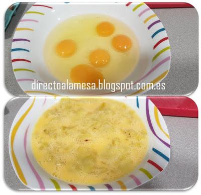 Tortilla de patata al microondas