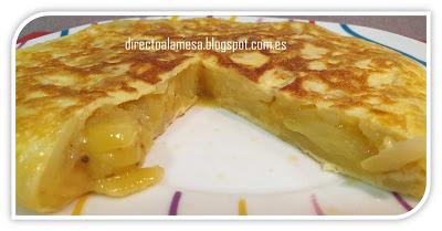 Tortilla de patata al microondas