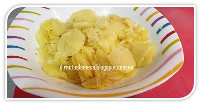 Tortilla de patata al microondas