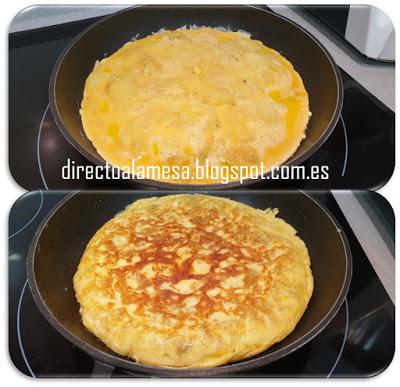 Tortilla de patata al microondas