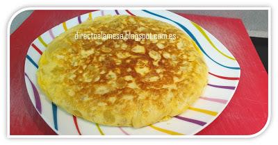 Tortilla de patata al microondas