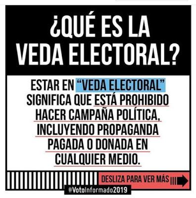 Fin de la veda electoral 4 de marzo de 2019