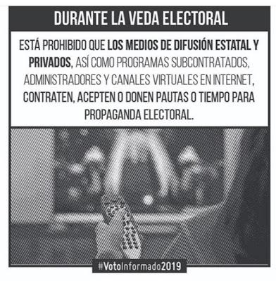 Fin de la veda electoral 4 de marzo de 2019