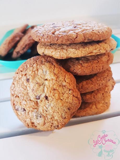 GALLETAS CRUJIENTES CON CHIPS DE CHOCOLATE