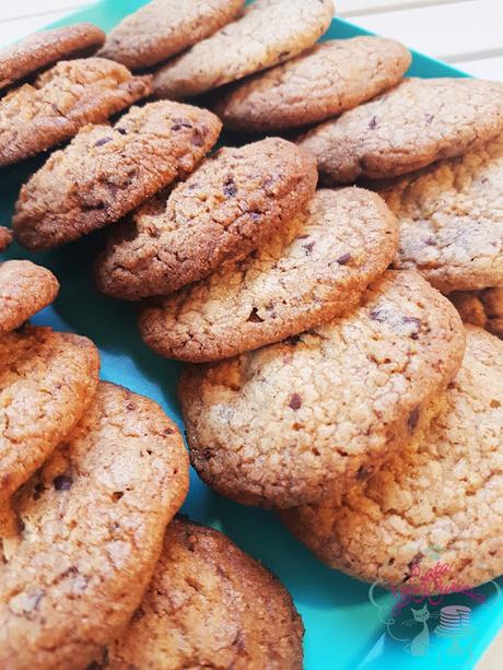 GALLETAS CRUJIENTES CON CHIPS DE CHOCOLATE