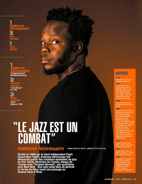 Jazz Magazine, Mejores discos año 2018-CHOC