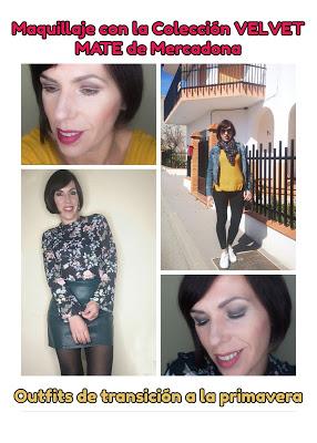 Colección Velvet Mate de Mercadona en acción + Outifits de transición a la primavera.