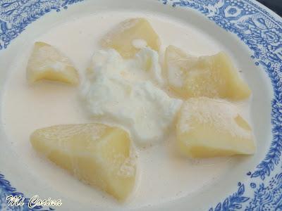 GAZPACHUELO DE BACALAO, PAPAS Y NARANJA