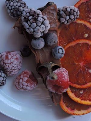 Locura de chocolate (o, cuantas formas de presentación para un pastel de chocolate y galletas sin horno)