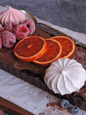 Locura de chocolate (o, cuantas formas de presentación para un pastel de chocolate y galletas sin horno)