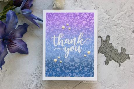 Double Resist Thank You Card