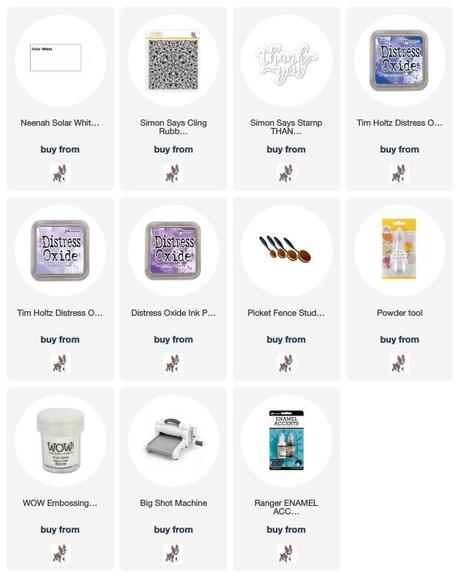 Double Resist Thank You Card