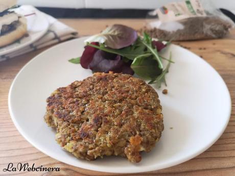 Hamburguesas de lentejas Hamburguesas de lentejas