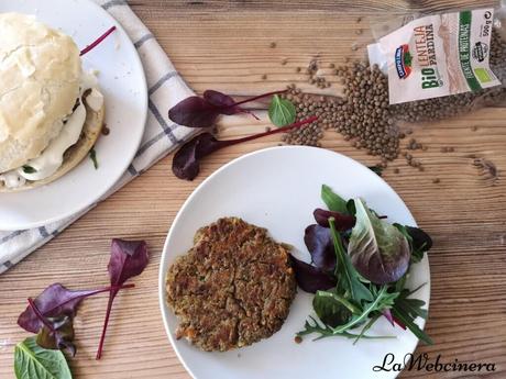 Hamburguesas de lentejas Hamburguesas de lentejas