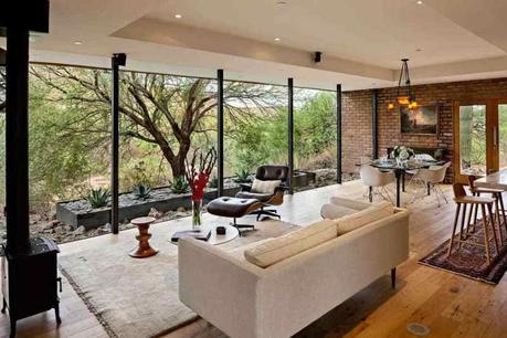 Una casa americana de estilo midcentury desert