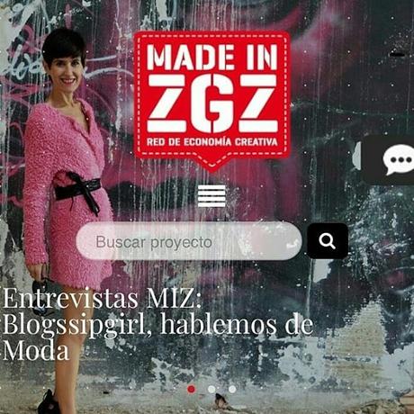 ENTREVISTA A BLOGSSIPGIRL, POR PLACIDO MANZANARES PARA MADE IN ZARAGOZA