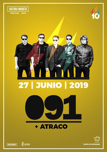 Concierto de 091 en el Cultura Inquieta de Getafe el 27 de junio