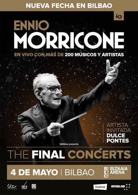 Segundo recital de Ennio Morricone en España el 4 de mayo en el BEC de Bilbao