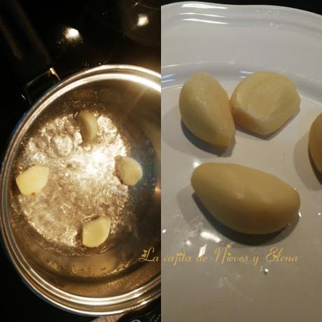 Calamares en wok  con pisto