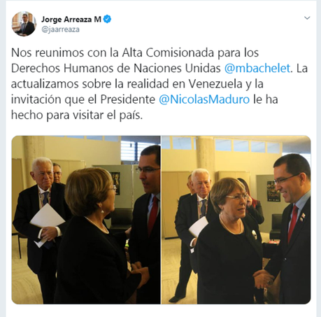 Alta Comisionada Para Los Derechos Humanos Visitará Venezuela