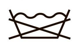 Etiqueta no se puede lavar Etiqueta no se puede lavar