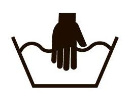 Etiqueta lavado a mano Etiqueta lavado a mano